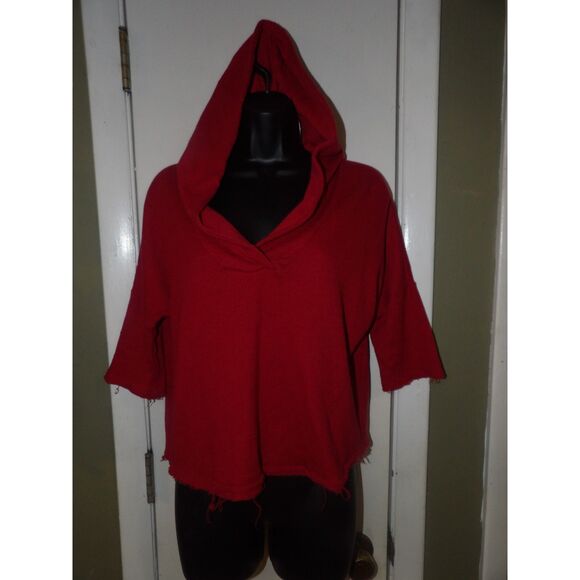 Sparkle & Fade by Urban Outfitters hooded Sweatshirt w/ 3/4 Sleeves S - Picture 1 of 6